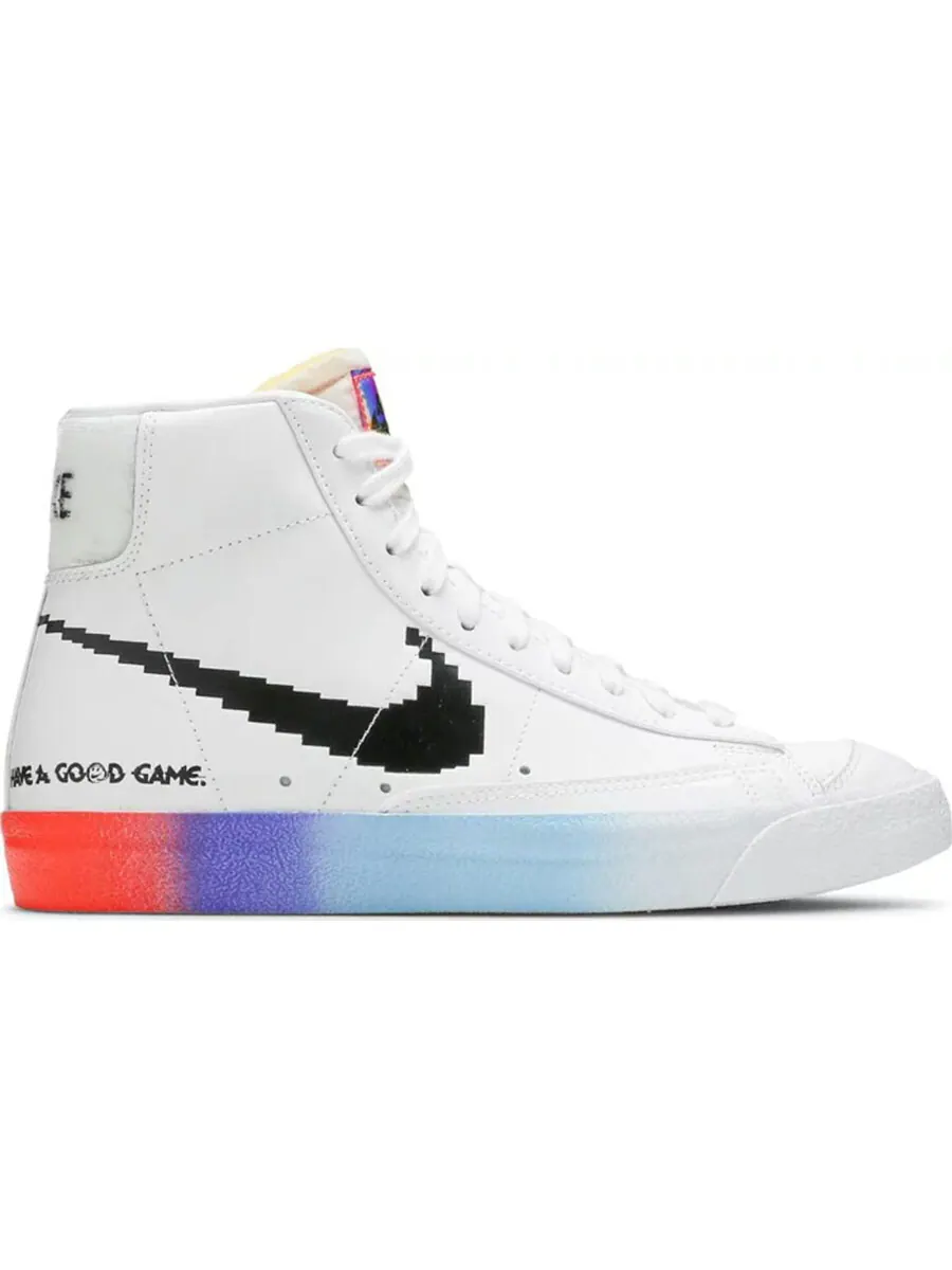 Кроссовки Nike Wmns Blazer Mid '77 — изображение 1 из 4, белый/мультиколор