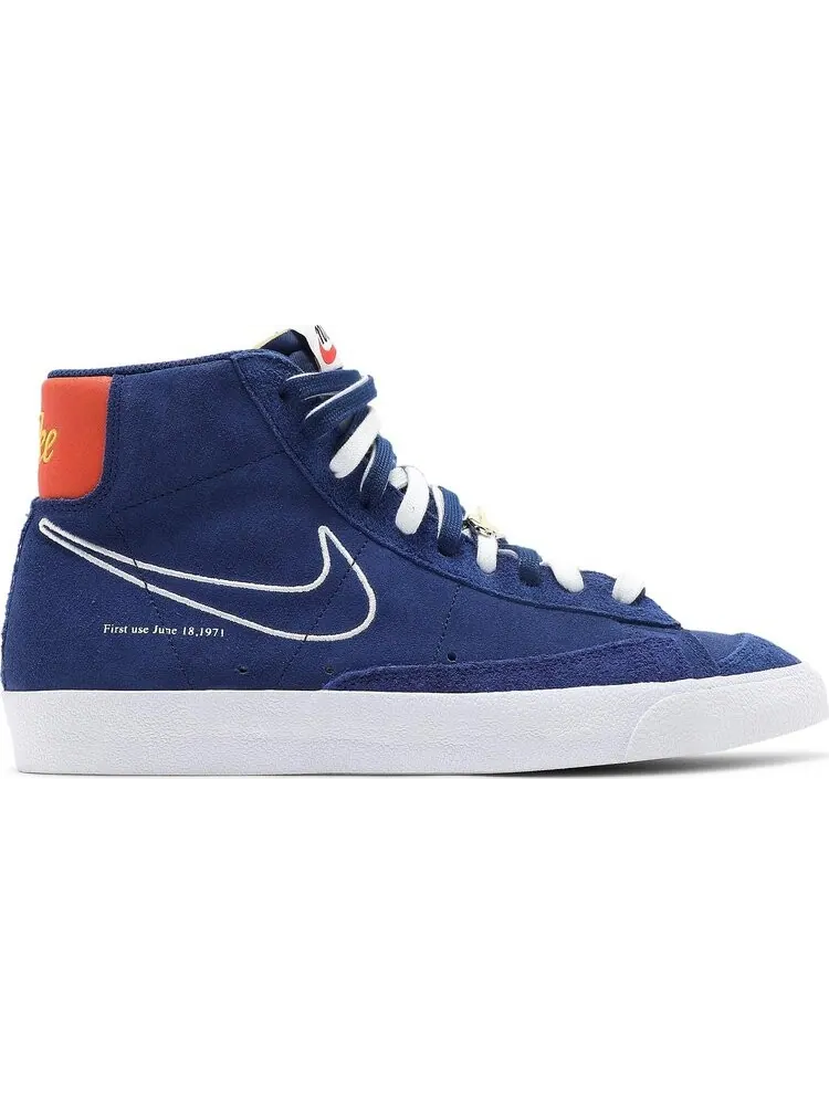 Кроссовки Nike Blazer Mid '77 'First Use - Deep Royal Blue' — изображение 1 из 8, синий
