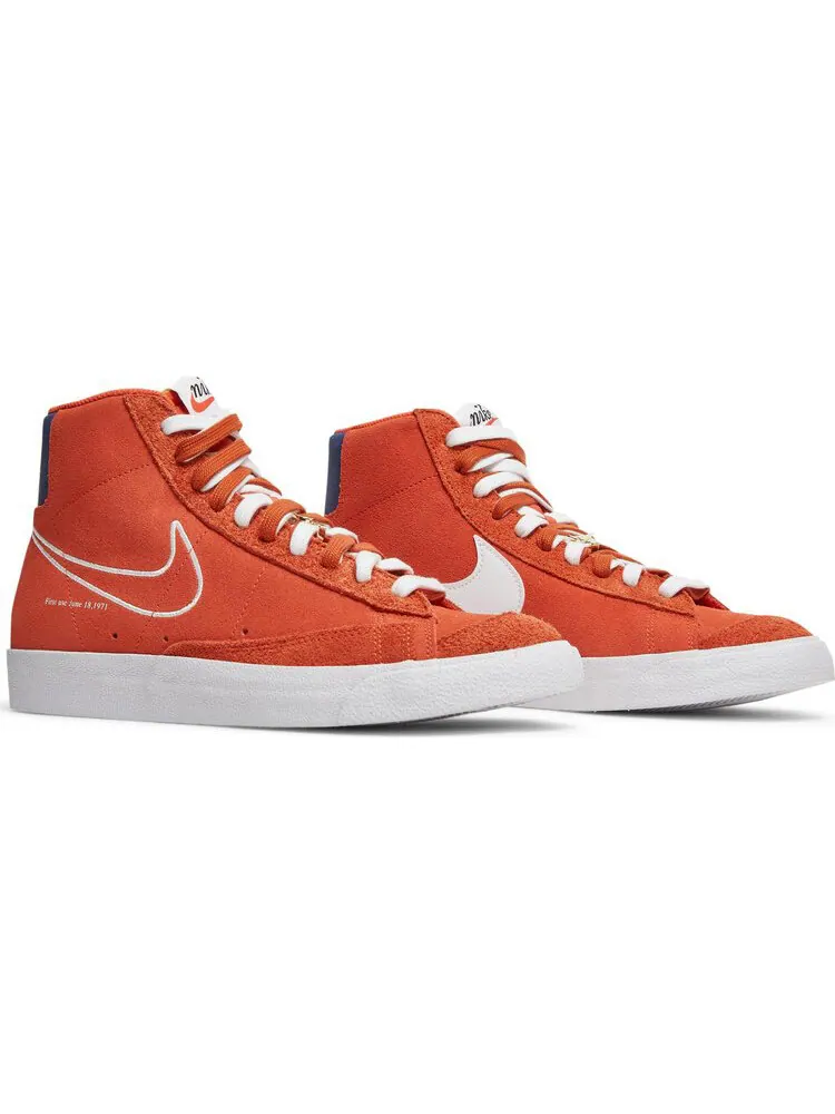 Кроссовки Nike Blazer Mid '77 'First Use - Orange' — изображение 2 из 6, оранжевый