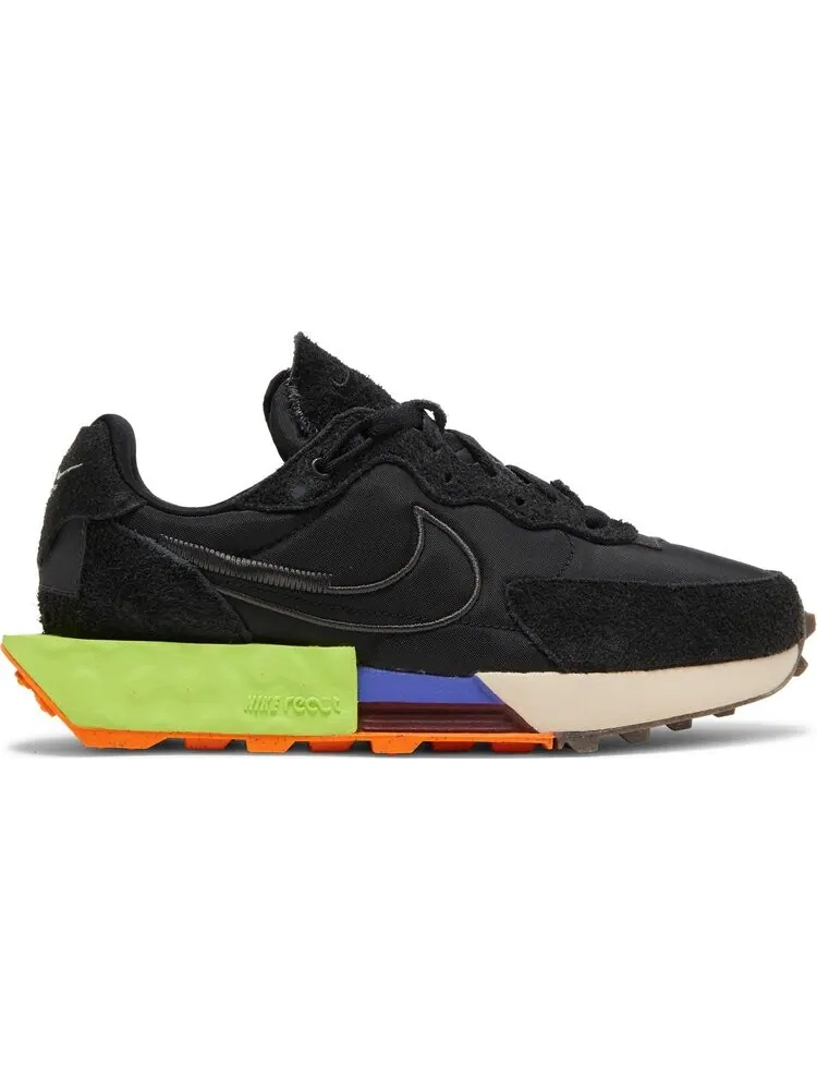 Кроссовки Nike Wmns Fontanka Waffle 'Black Volt' — изображение 1 из 8, черный