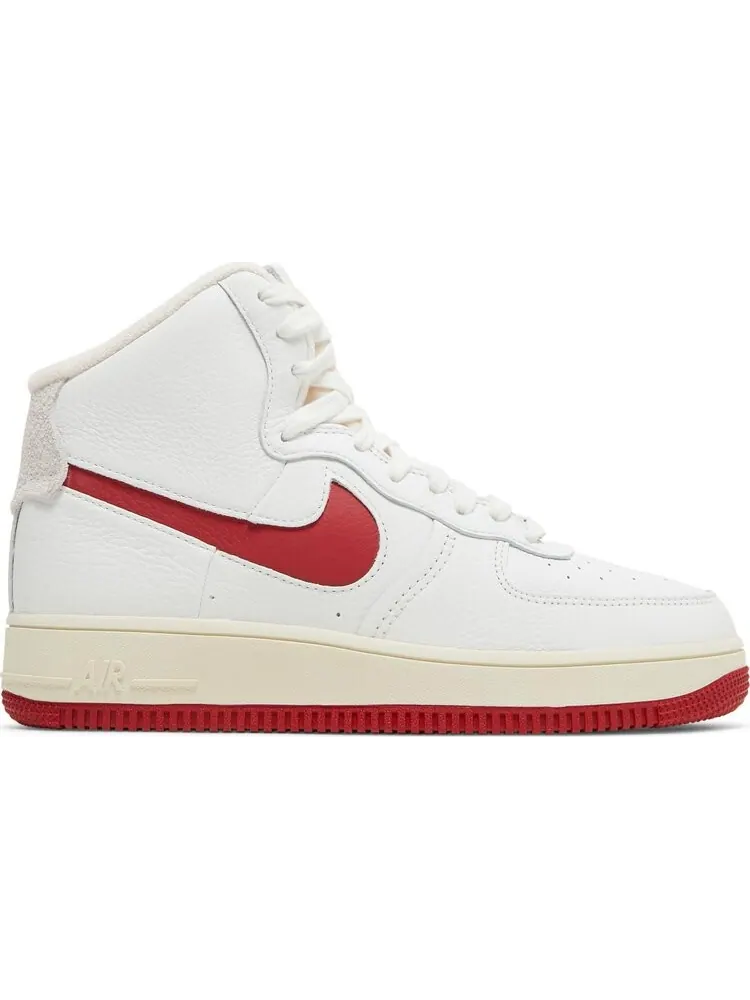Кроссовки Nike Wmns Air Force 1 High Sculpt 'White Gym Red' — изображение 1 из 8, белый