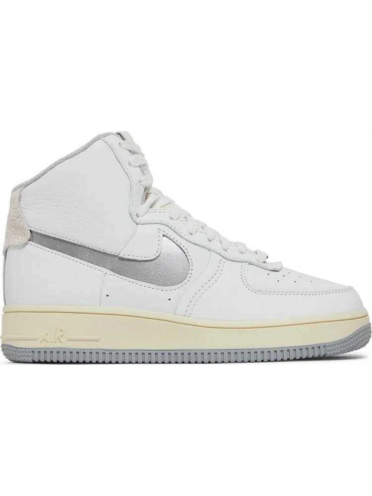 Кроссовки Nike Wmns Air Force 1 High Sculpt 'White Light Smoke Grey' — изображение 1 из 8, белый