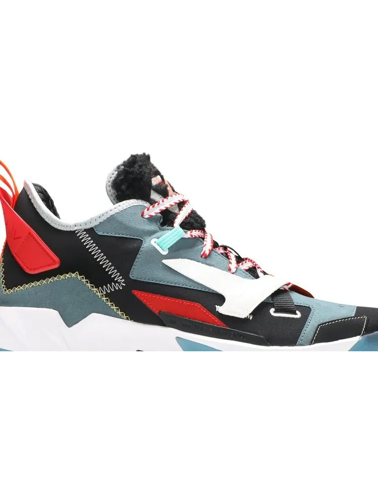 Кроссовки FACETASM x Jordan Why Not Zer0.4 Premium Smokey Blue — изображение 2 из 8, черный