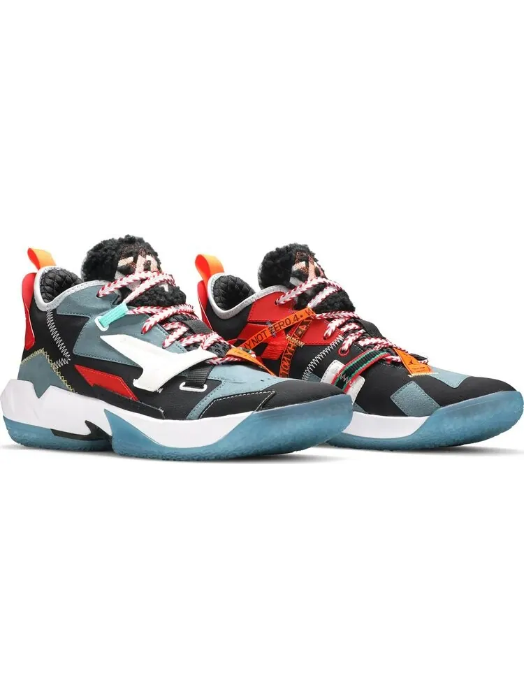 Кроссовки FACETASM x Jordan Why Not Zer0.4 Premium Smokey Blue — изображение 8 из 8, черный