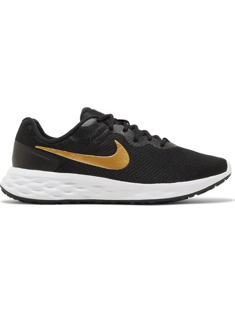 Кроссовки Nike Revolution 6 'Black Metallic Gold' — изображение 1 из 8, черный