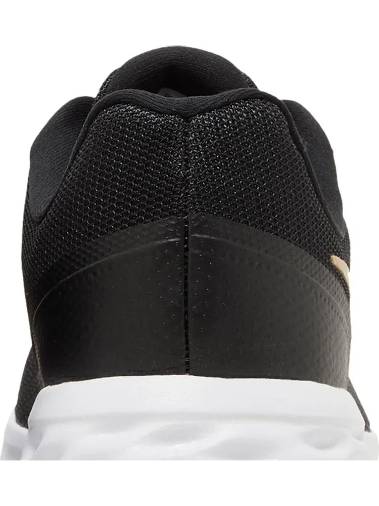 Кроссовки Nike Revolution 6 'Black Metallic Gold' — изображение 7 из 8, черный
