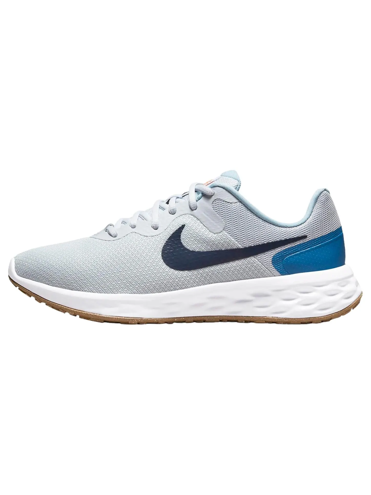 Кроссовки Nike Revolution 6 Next Nature — изображение 1 из 7, платина/синий
