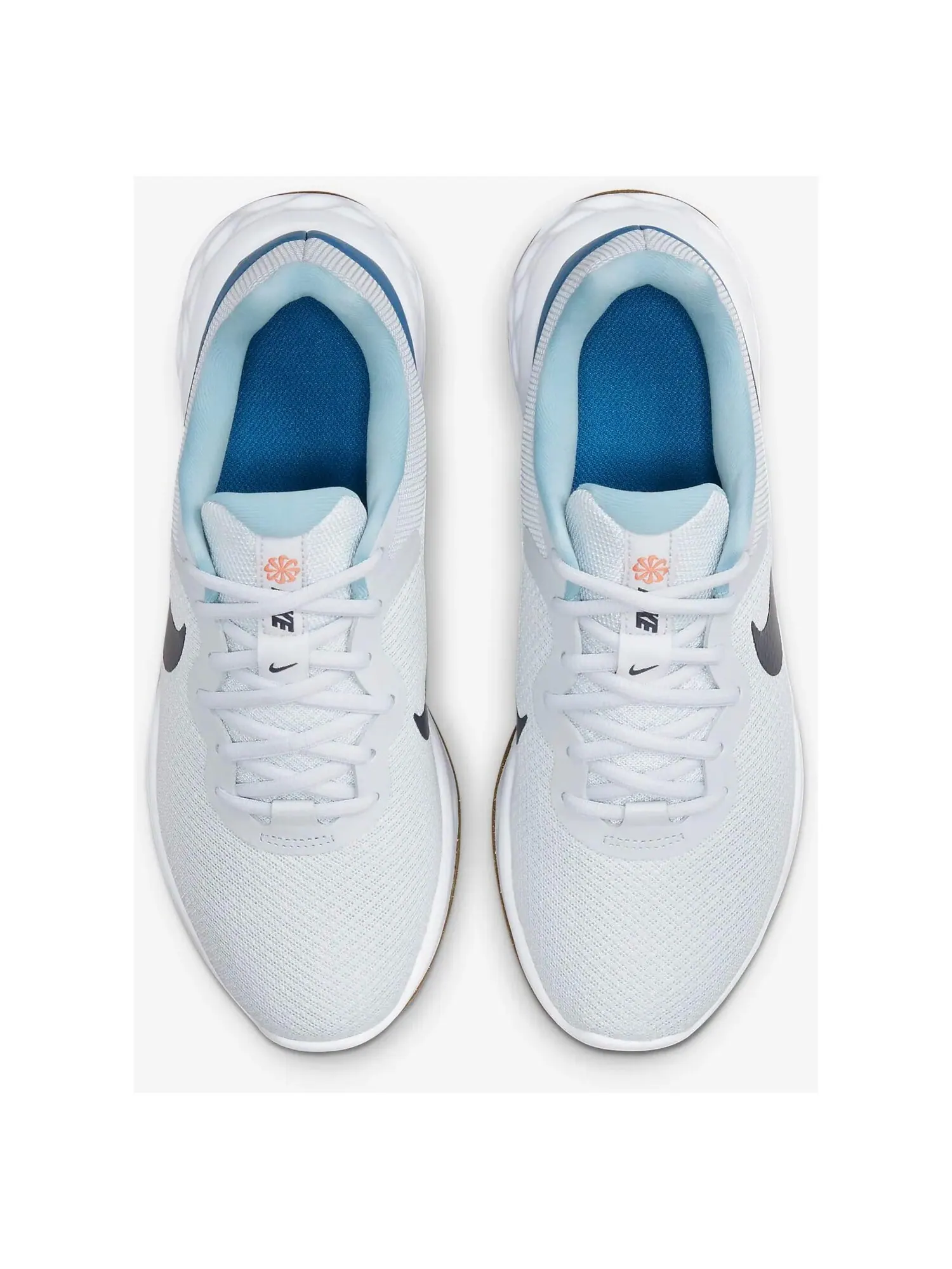 Кроссовки Nike Revolution 6 Next Nature — изображение 3 из 7, платина/синий