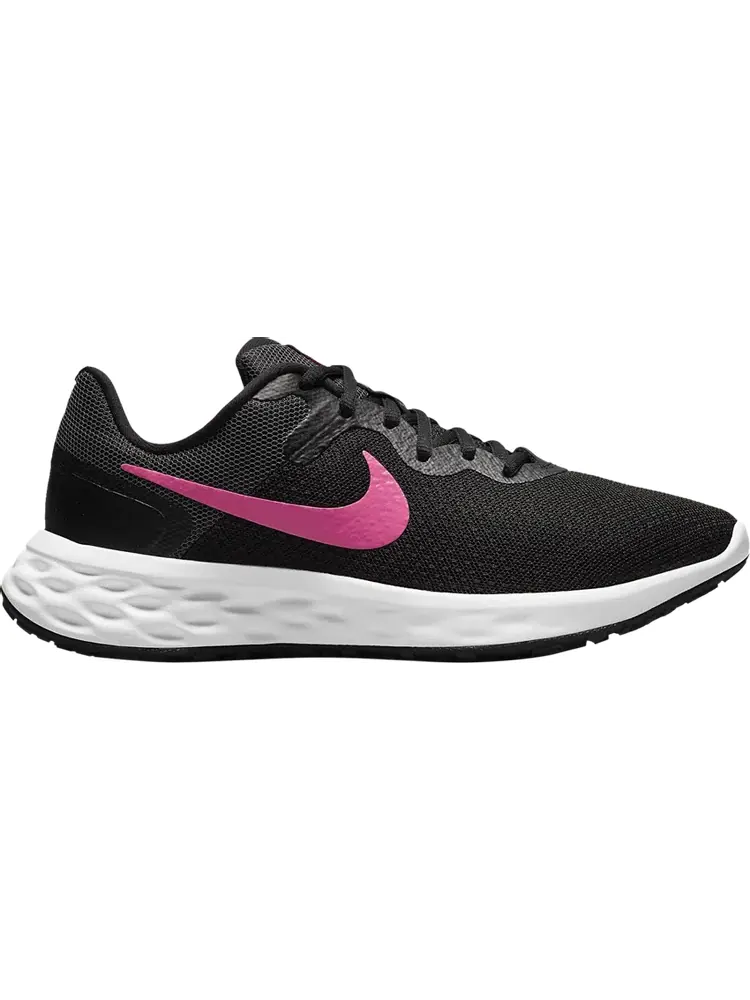 Кроссовки Nike Wmns Revolution 6 Next Nature 'Black Hyper Pink' — изображение 1 из 1, черный