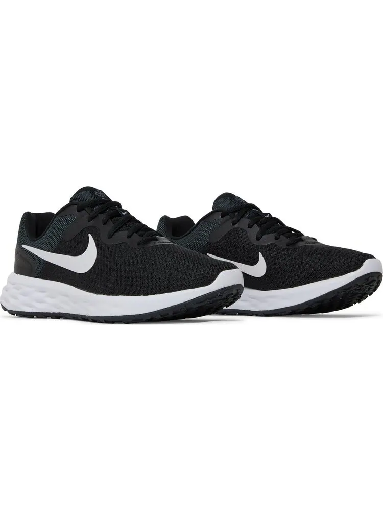 Кроссовки Nike Wmns Revolution 6 Next Nature 'Black White' — изображение 8 из 8, черный