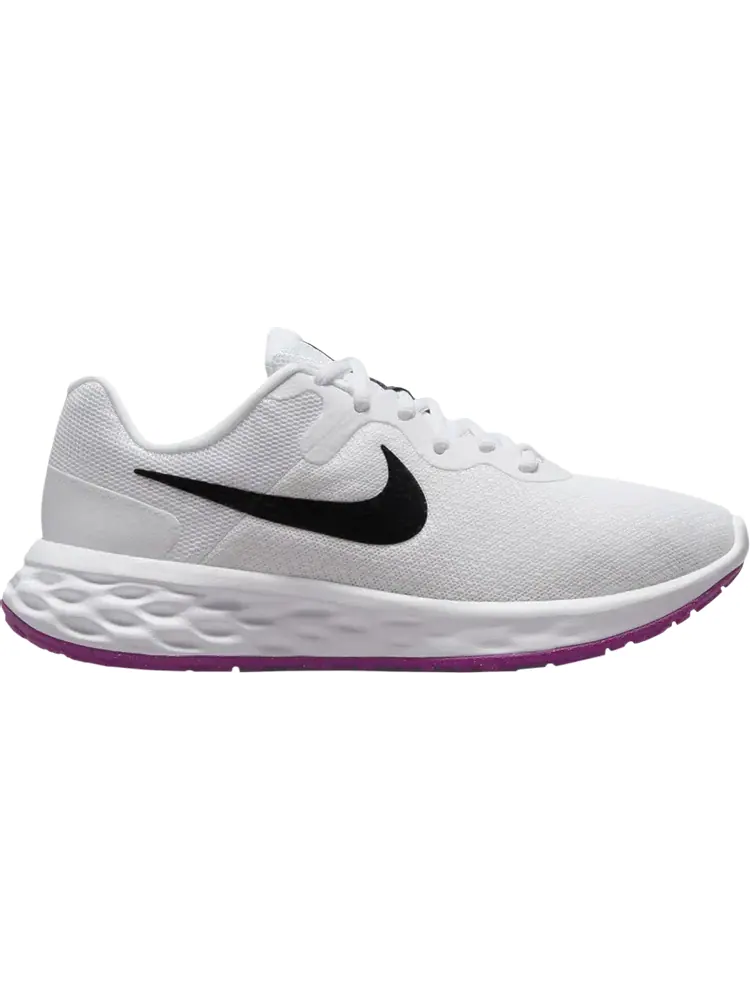 Кроссовки Wmns Revolution 6 Next Nature 'White Vivid Purple' — изображение 1 из 1, белый