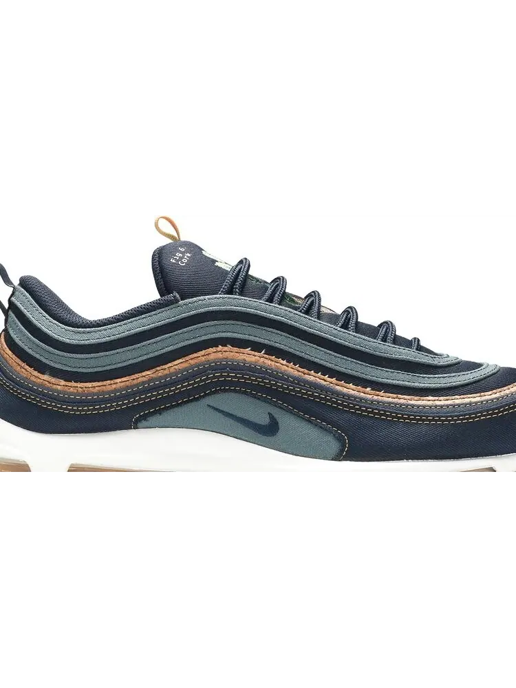 Кроссовки Nike Air Max 97 SE 'Cork - Obsidian' — изображение 2 из 8, синий
