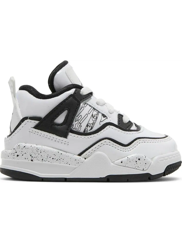 Кроссовки Air Jordan 4 Retro TD DIY — изображение 1 из 8, белый