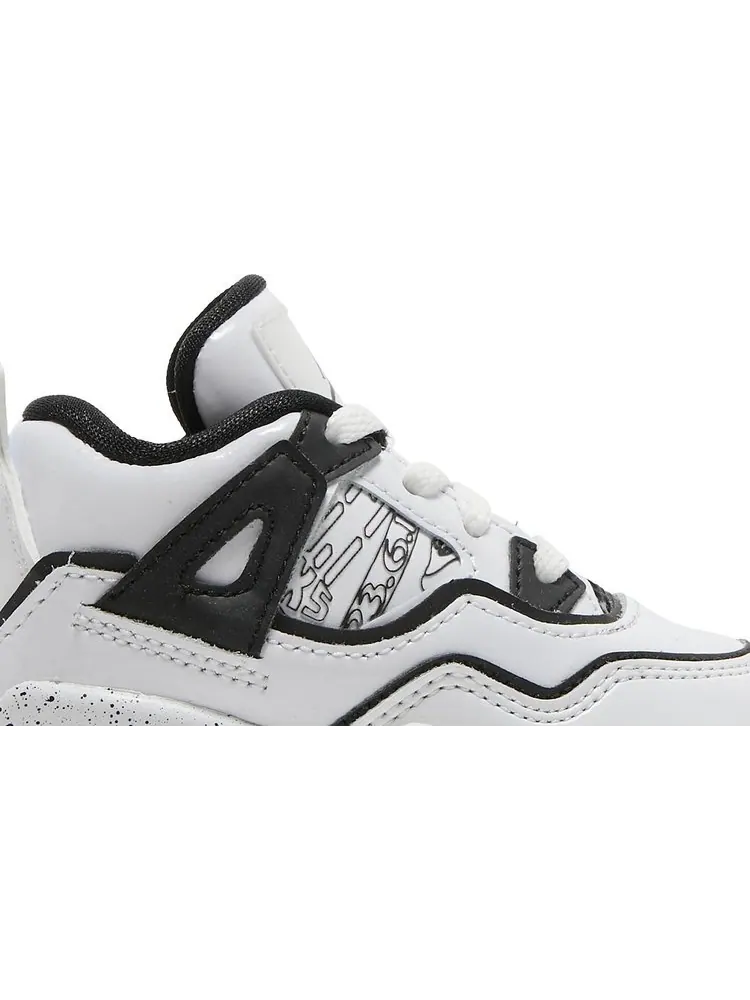 Кроссовки Air Jordan 4 Retro TD DIY — изображение 2 из 8, белый
