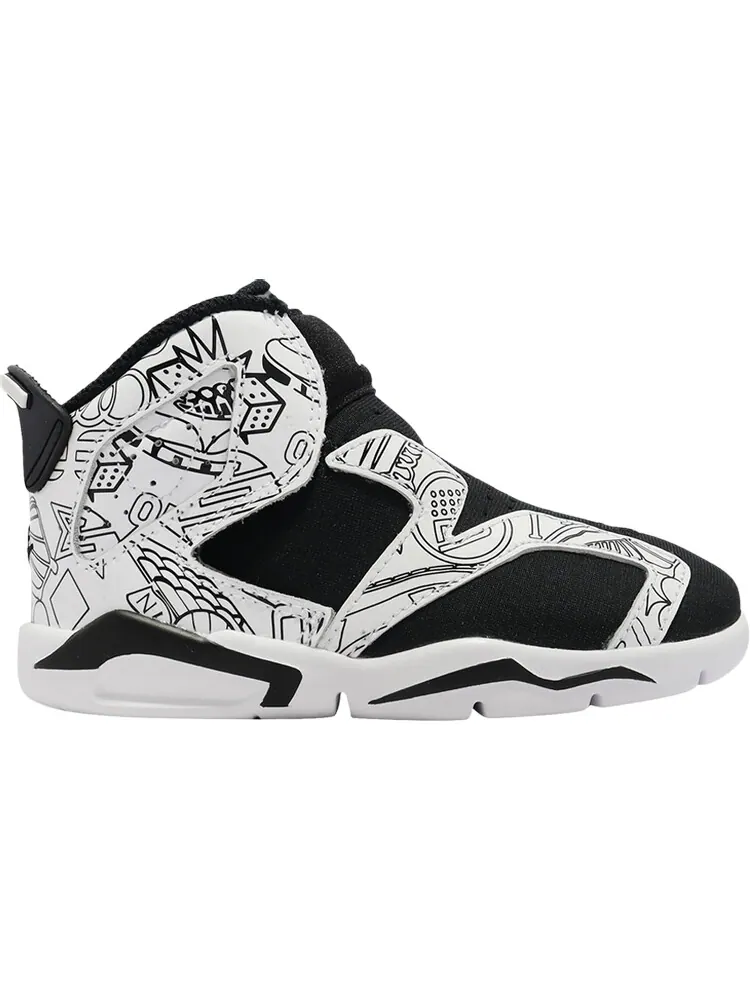 Кроссовки Air Jordan 6 Retro Little Flex SE TD 'DIY' — изображение 1 из 1, черный