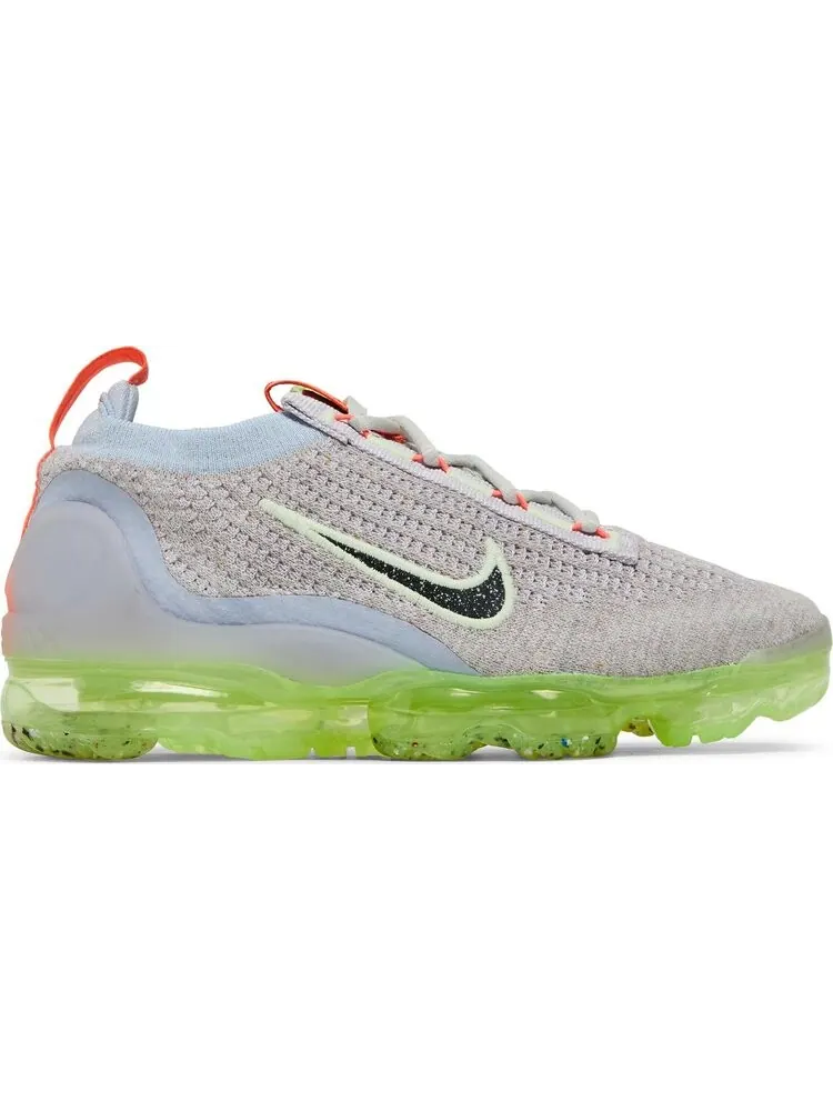 Кроссовки Nike Wmns Air VaporMax 2021 Flyknit 'Light Bone Lime Ice' — изображение 1 из 8, белый