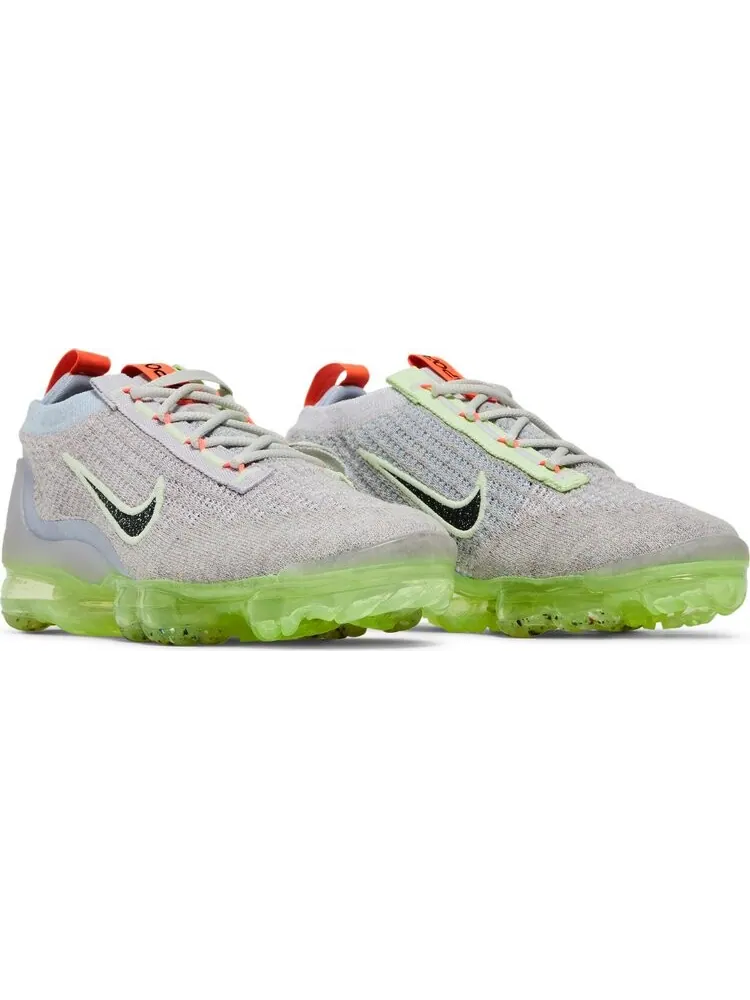 Кроссовки Nike Wmns Air VaporMax 2021 Flyknit 'Light Bone Lime Ice' — изображение 8 из 8, белый