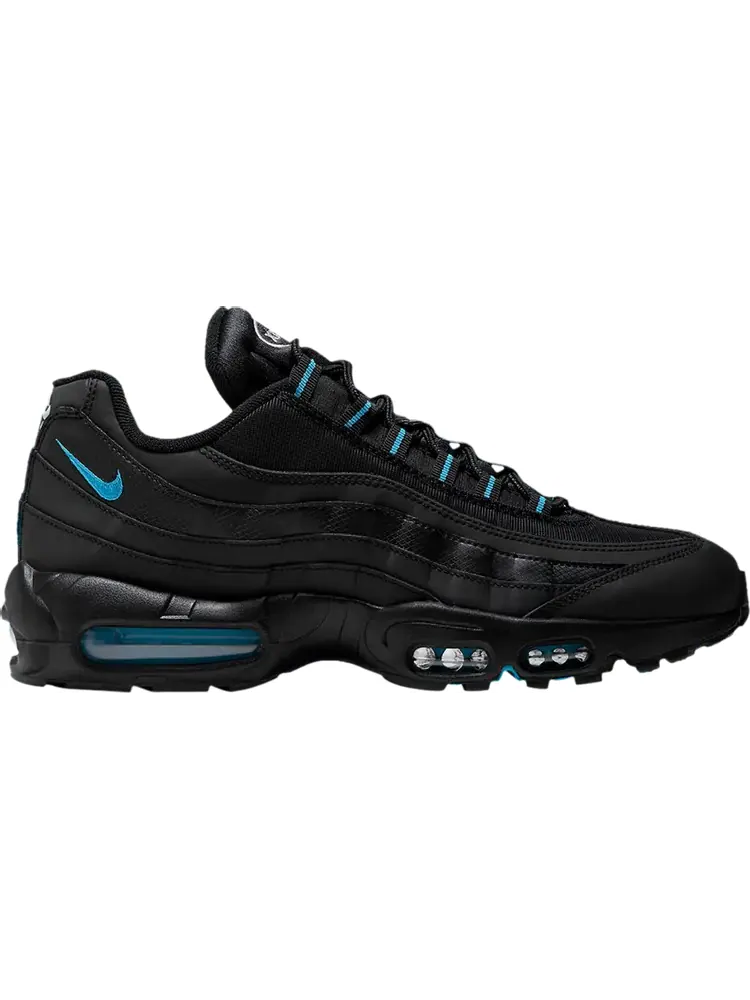 Кроссовки Nike Air Max 95 'Black Laser Blue' — изображение 1 из 1, черный