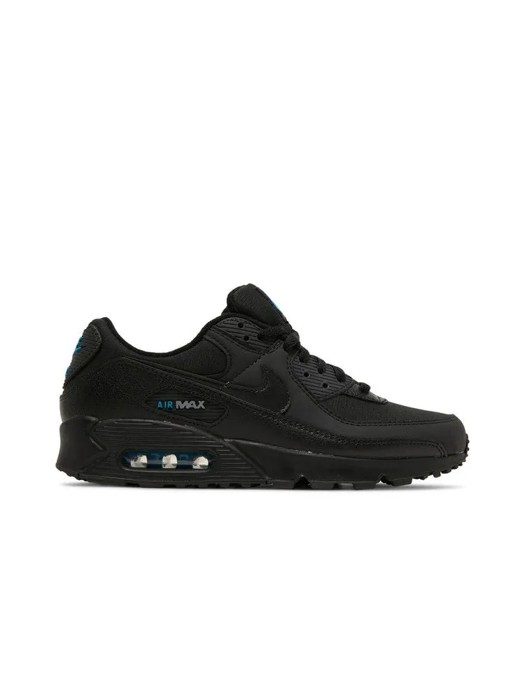 Кроссовки Nike Air Max 90 'Black Laser Blue' — изображение 2 из 9