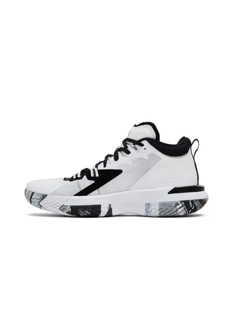 Кроссовки Jordan Zion 1 TB 'White Black' — изображение 3 из 8, белый черный