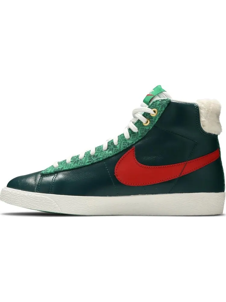 Кроссовки Nike Blazer Mid '77 Vintage GS 'Christmas Sweater' — изображение 3 из 8, зеленый