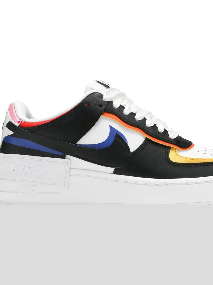 Кроссовки Nike Wmns Air Force 1 Shadow 'White Multi' — изображение 2 из 8, белый
