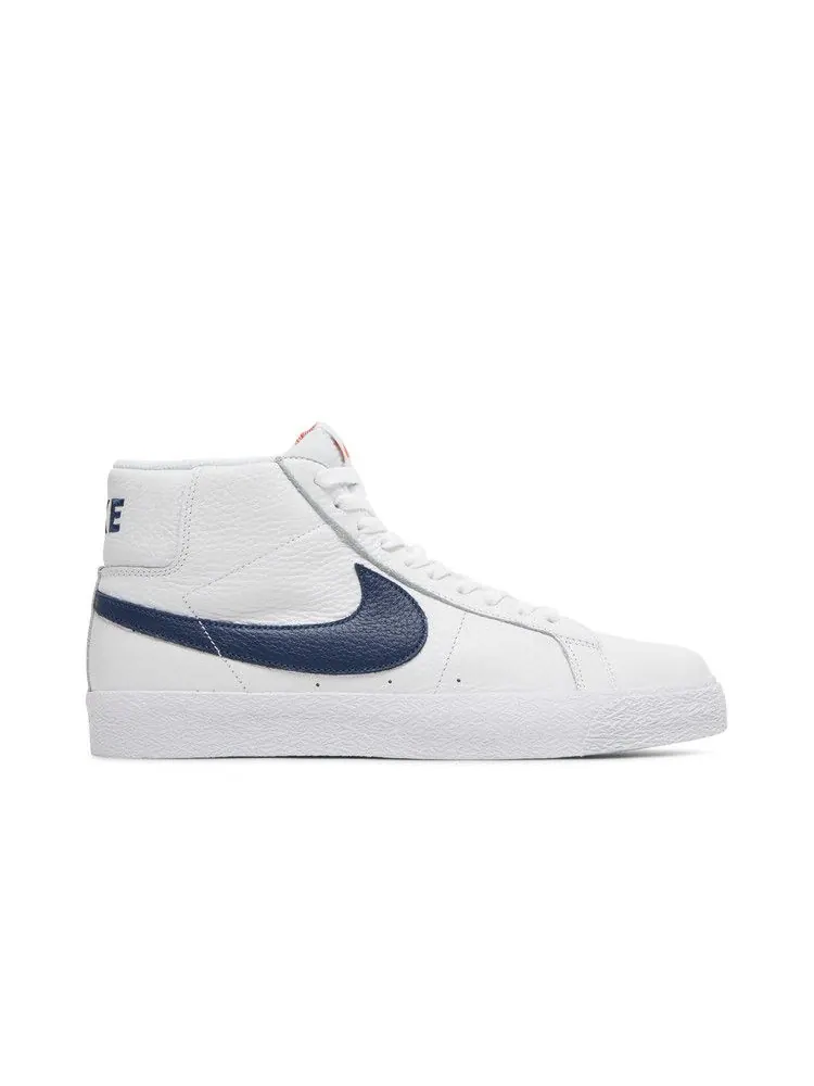 Кроссовки Nike Zoom Blazer Mid ISO SB 'Orange Label - White Navy' — изображение 2 из 9