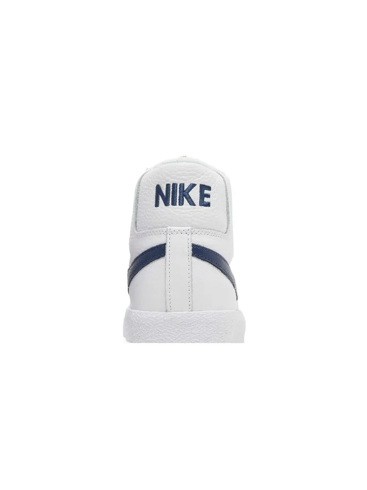 Кроссовки Nike Zoom Blazer Mid ISO SB 'Orange Label - White Navy' — изображение 8 из 9