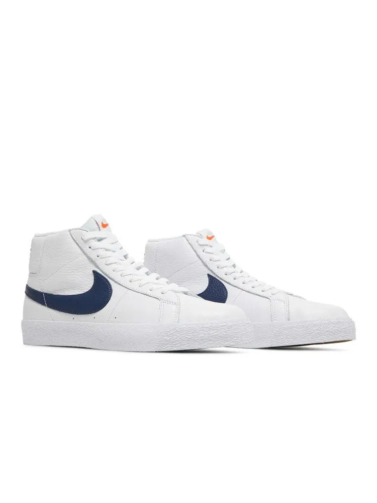 Кроссовки Nike Zoom Blazer Mid ISO SB 'Orange Label - White Navy' — изображение 9 из 9
