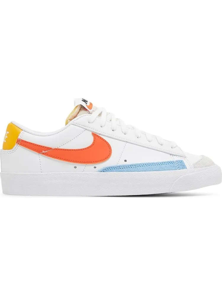 Кроссовки Nike Wmns Blazer Low '77 'White Orange' — изображение 1 из 8, белый