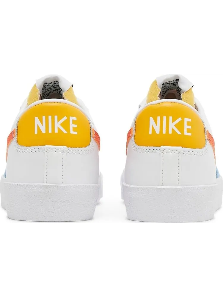 Кроссовки Nike Wmns Blazer Low '77 'White Orange' — изображение 6 из 8, белый