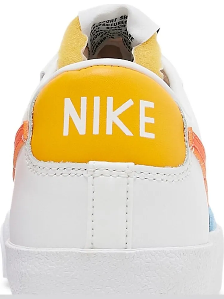 Кроссовки Nike Wmns Blazer Low '77 'White Orange' — изображение 7 из 8, белый