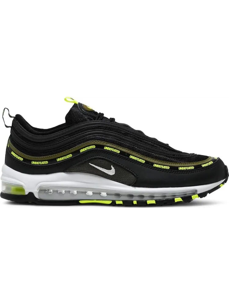 Кроссовки Nike Undefeated x Air Max 97 'Black Volt' — изображение 1 из 8, черный