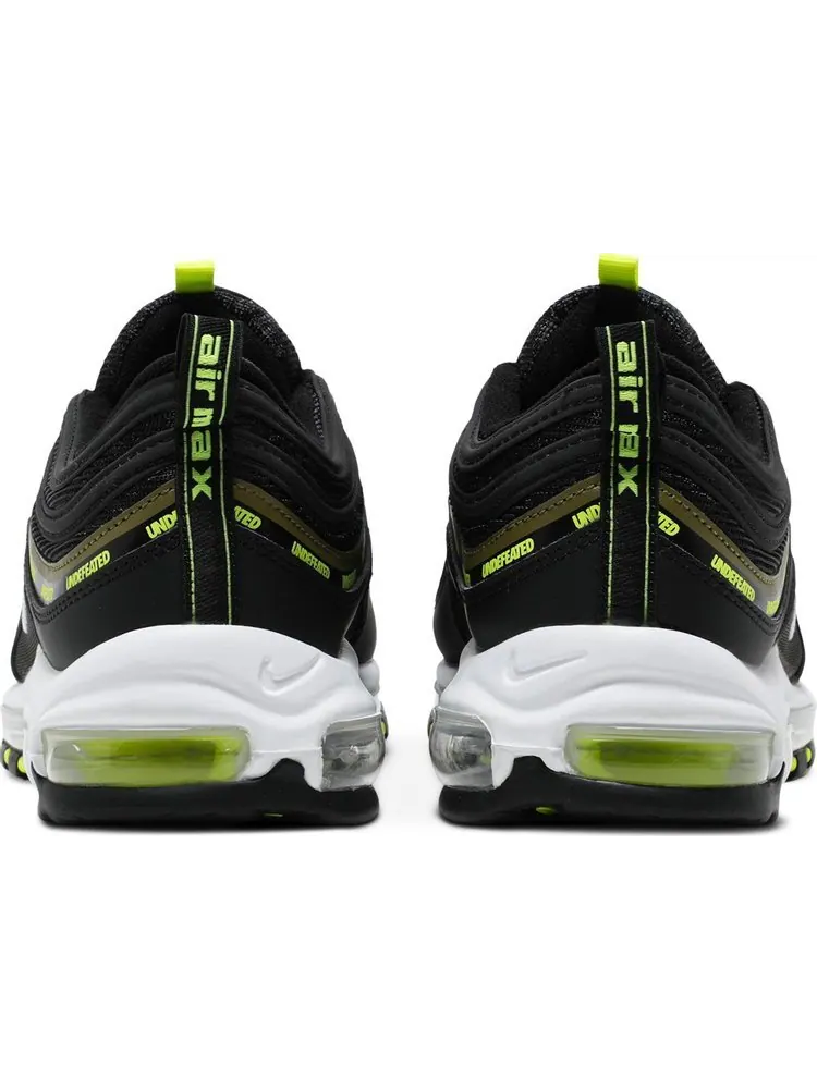 Кроссовки Nike Undefeated x Air Max 97 'Black Volt' — изображение 6 из 8, черный