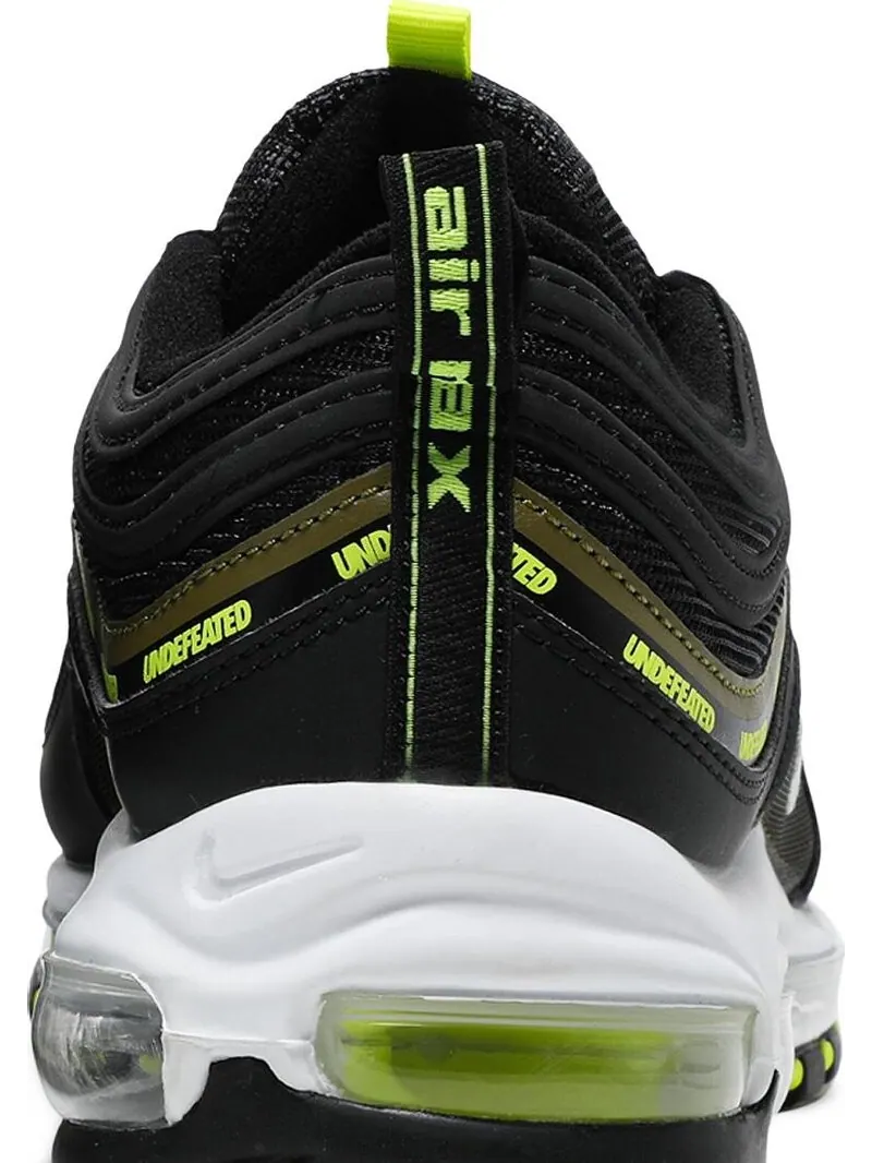 Кроссовки Nike Undefeated x Air Max 97 'Black Volt' — изображение 7 из 8, черный