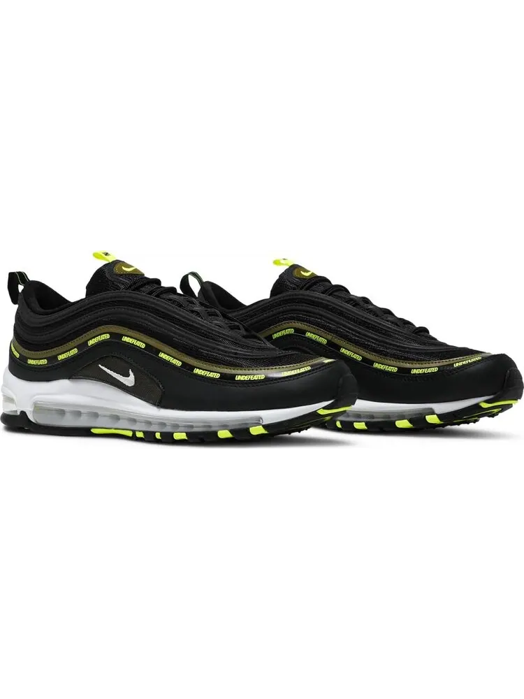 Кроссовки Nike Undefeated x Air Max 97 'Black Volt' — изображение 8 из 8, черный