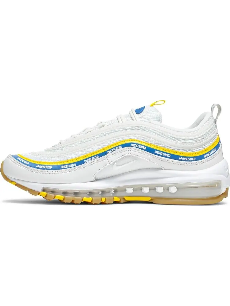 Кроссовки Nike Undefeated x Air Max 97 'UCLA Bruins' — изображение 3 из 8, белый