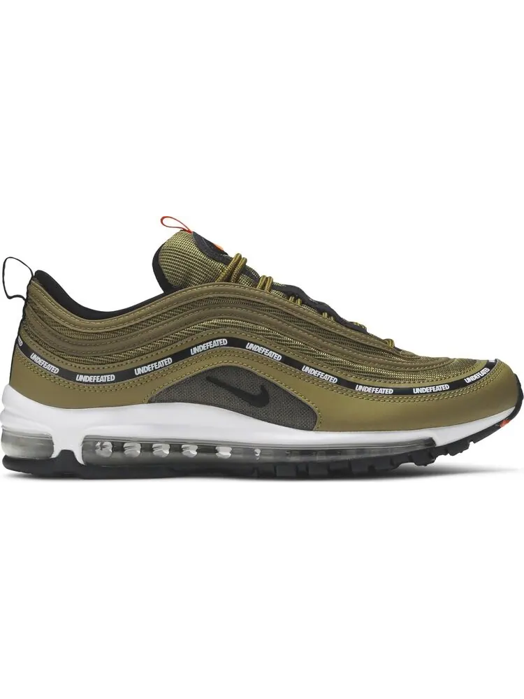 Кроссовки Nike Undefeated x Air Max 97 'Militia Green' — изображение 1 из 8, зеленый