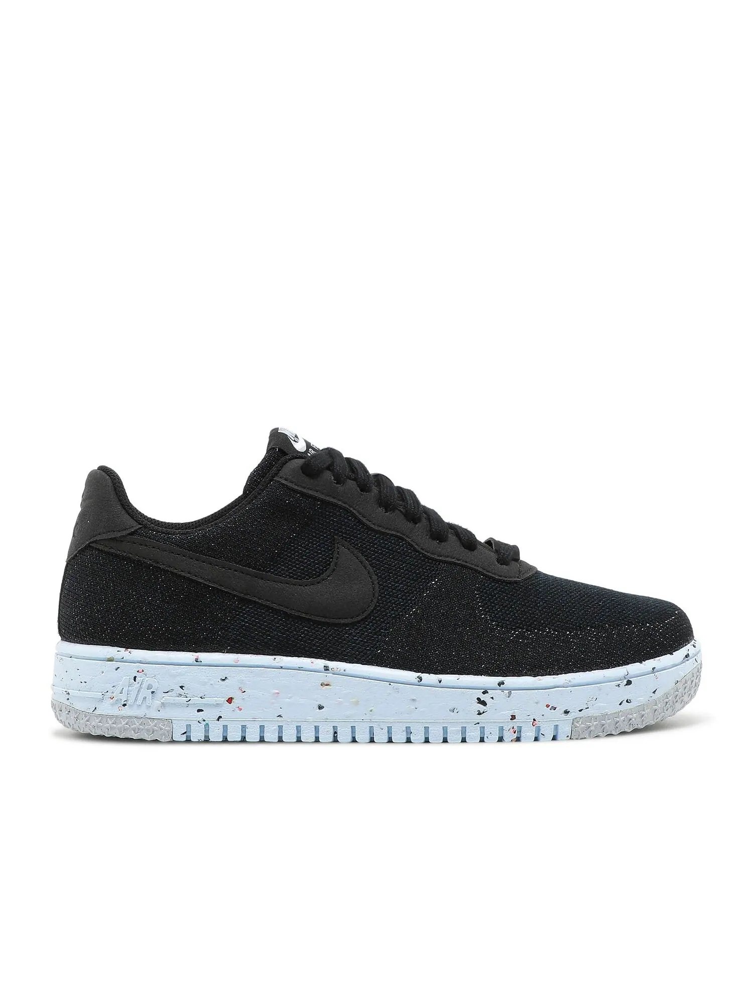 Кроссовки Nike Air Force 1 Crater Flyknit 'Black Chambray Blue' — изображение 1 из 4, черный