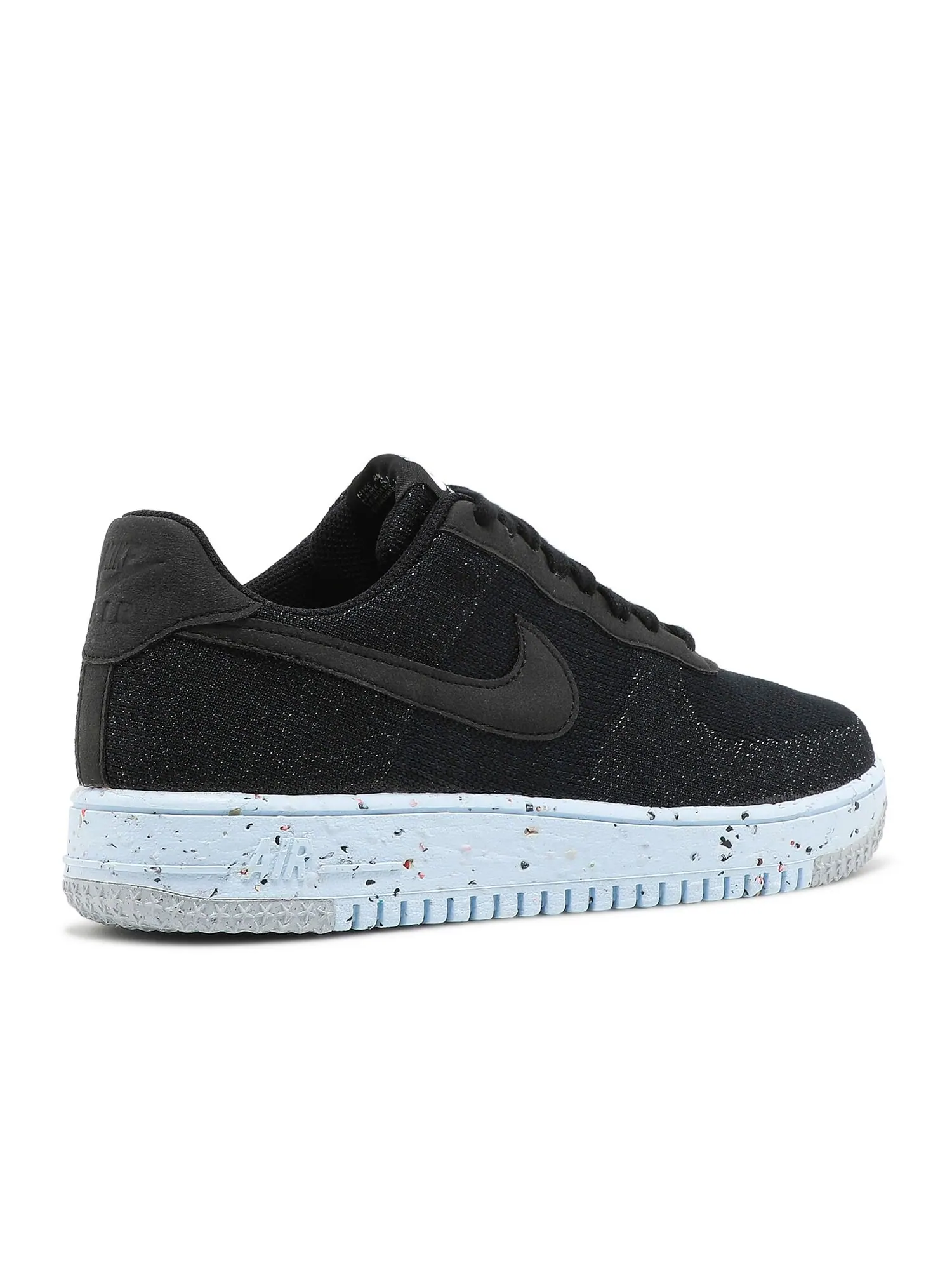 Кроссовки Nike Air Force 1 Crater Flyknit 'Black Chambray Blue' — изображение 3 из 4, черный