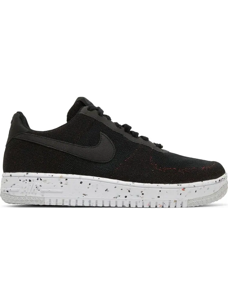 Кроссовки Nike Air Force 1 Crater Flyknit 'Black White' — изображение 1 из 8, черный
