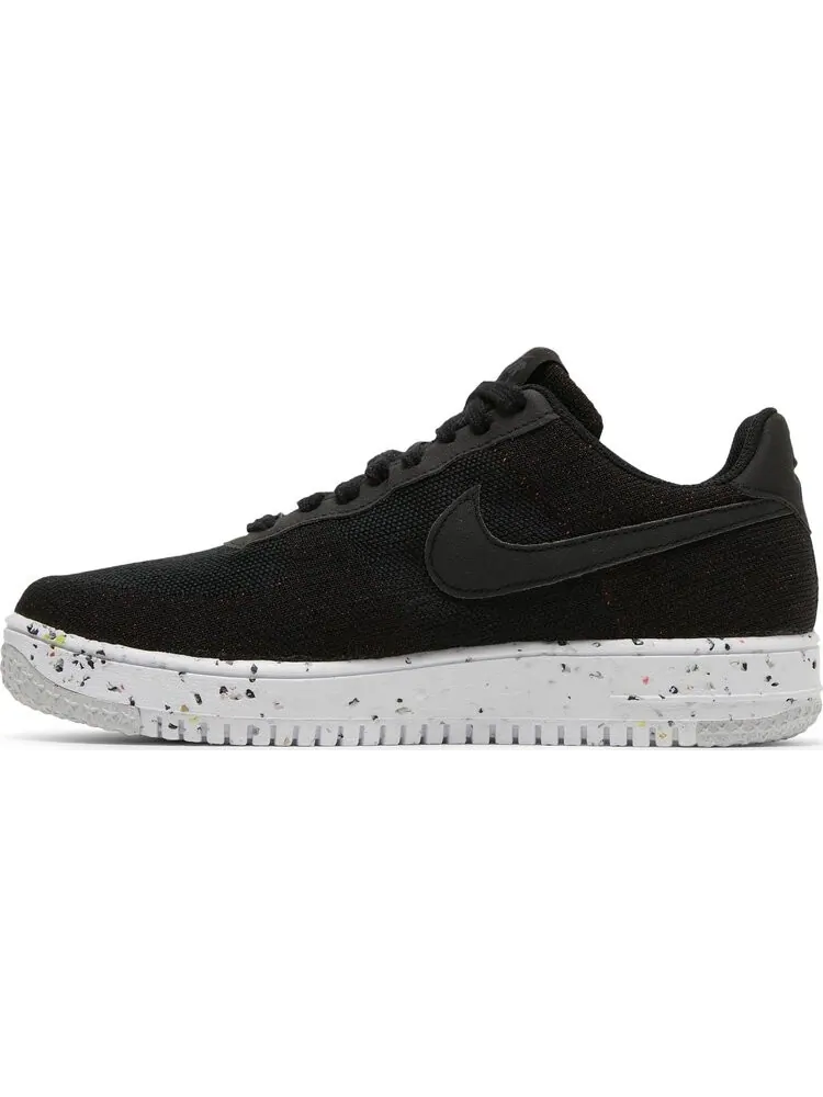 Кроссовки Nike Air Force 1 Crater Flyknit 'Black White' — изображение 3 из 8, черный