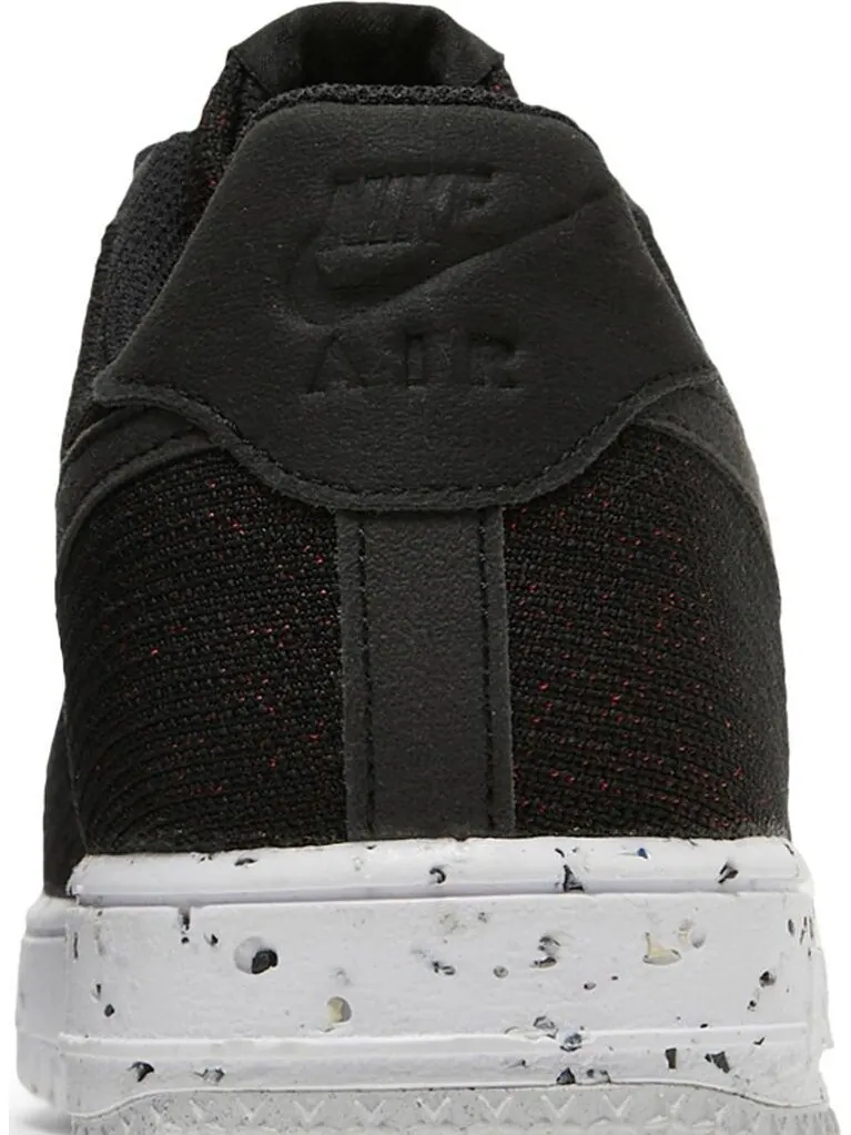 Кроссовки Nike Air Force 1 Crater Flyknit 'Black White' — изображение 7 из 8, черный