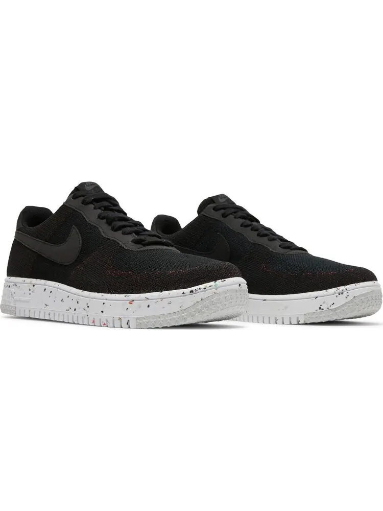 Кроссовки Nike Air Force 1 Crater Flyknit 'Black White' — изображение 8 из 8, черный