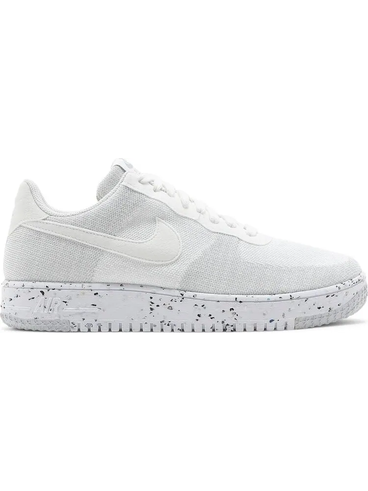 Кроссовки Nike Air Force 1 Crater Flyknit 'White Wolf Grey' — изображение 1 из 8, белый