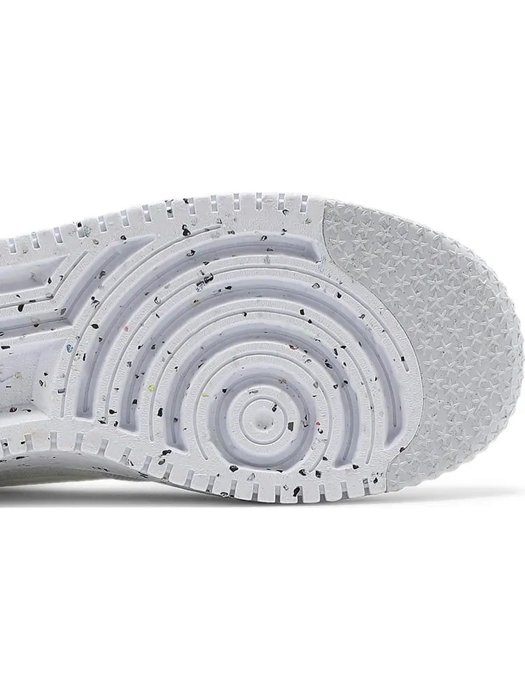 Кроссовки Nike Air Force 1 Crater Flyknit 'White Wolf Grey' — изображение 5 из 8, белый