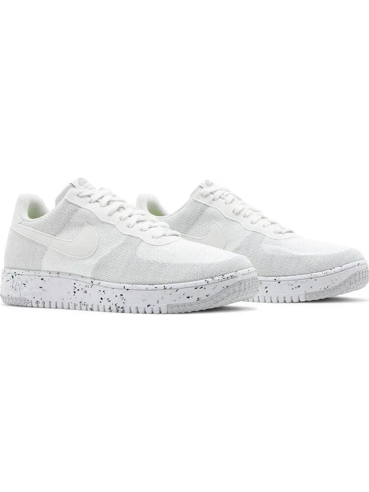Кроссовки Nike Air Force 1 Crater Flyknit 'White Wolf Grey' — изображение 8 из 8, белый