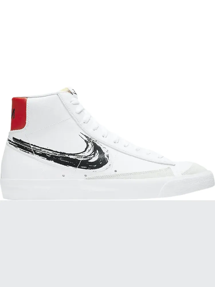 Кроссовки Nike Blazer Mid '77 Vintage 'Brushstroke' — изображение 1 из 1, белый