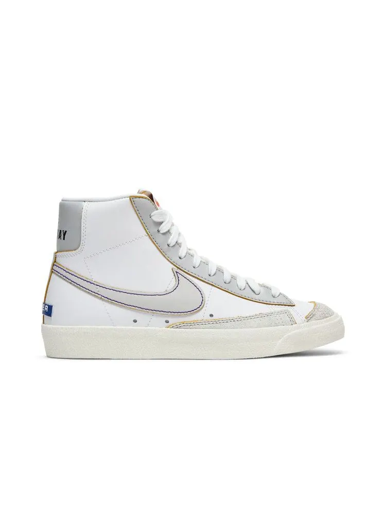 Кроссовки Nike Wmns Blazer Mid '77 'The New Way' — изображение 2 из 9, белый/фиолетовый