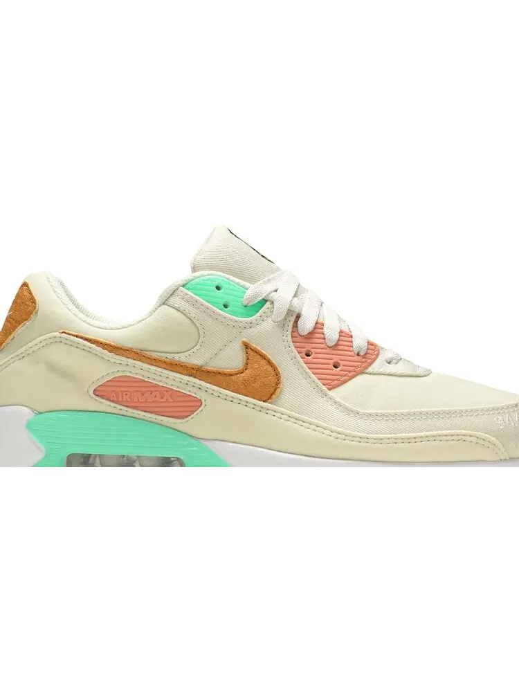 Кроссовки Nike Wmns Air Max 90 'Happy Pineapple' — изображение 2 из 8, бежевый